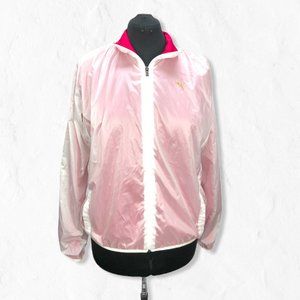 White/Pink Iridescent Puma Windbreaker XL